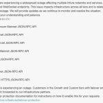 How today’s AWS glitch took down Coinbase, ETH L2s, and half the internet