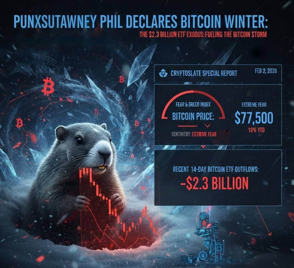 Groundhog Day for Bitcoin means six more weeks of macro winter if core flows stay deep red