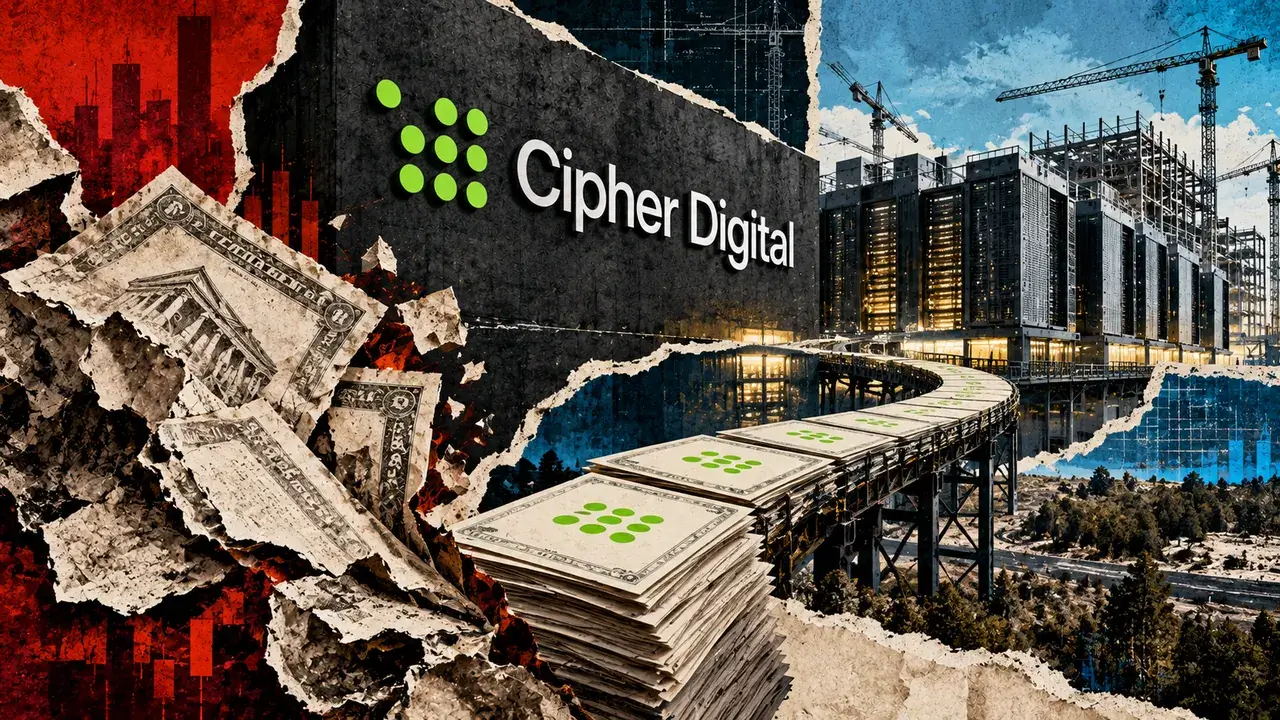 Cipher’s $850 million AI bet deepens investor scrutiny as Bitcoin miner’s stock plunges 52%