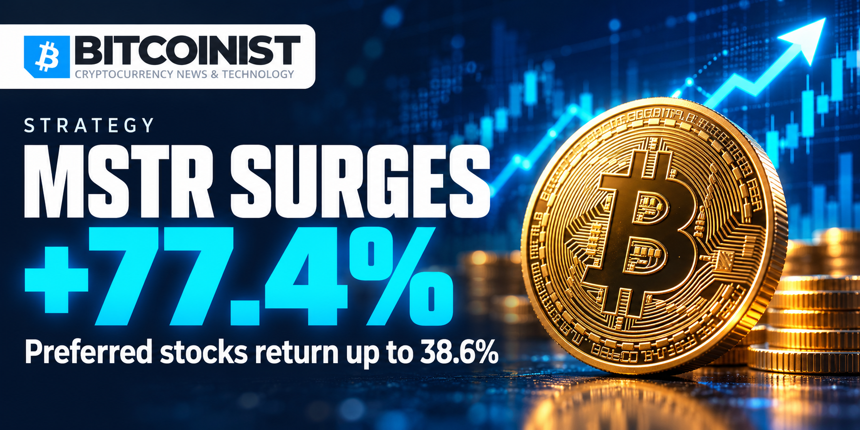 Strategy’s MSTR Gains 77.4% as Preferred Stocks Return Up to 38.6%